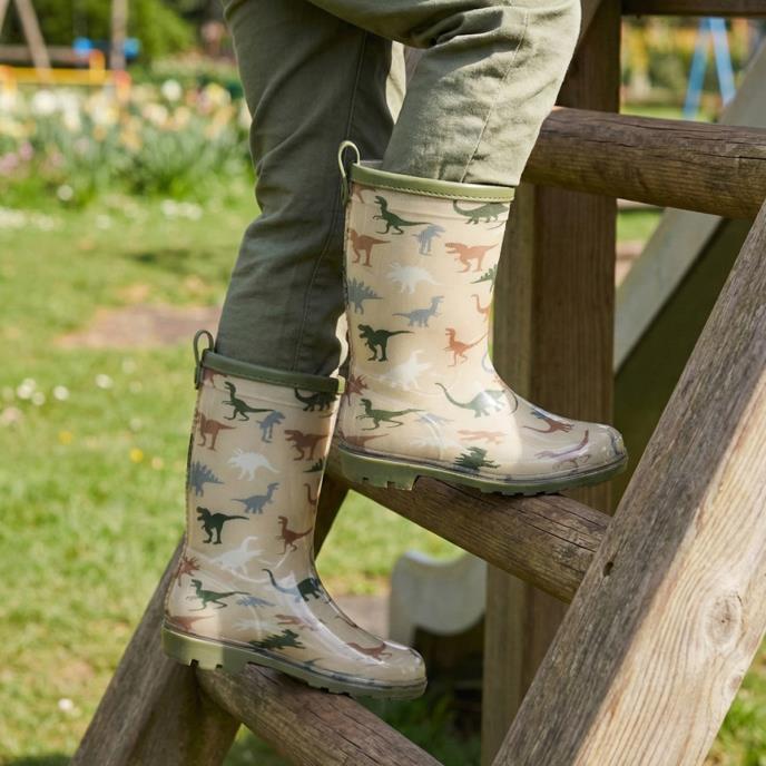 Puddle Jumpers Toddler Welly Boot Dinosaur Print